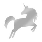 PPD Szalvéta 33x33cm Silver Unicorn  20db