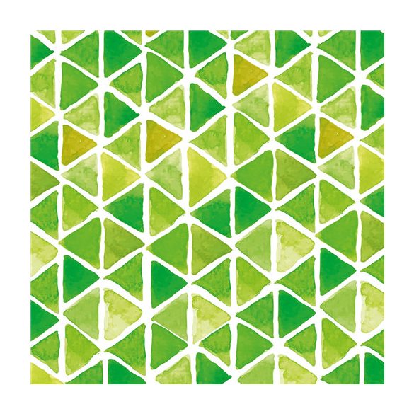 PPD Szalvéta 33x33cm Aquarell Triangle greenery 20db