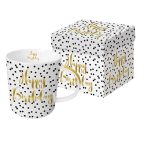 PPD Bögre Happy Birthday real gold