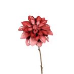 Selyemvirág Dahlia műanyag 56cm - Mályva