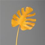 Monstera levél 75 cm - Sárga