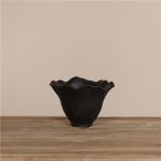 Dekoratív kaspó 10 cm - Fekete