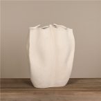 Kerámia váza 22 cm - Fehér