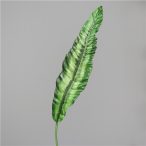 Anthurium levél 135cm - Zöld-fehér