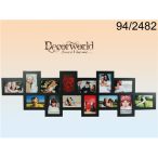 Fekete Fa fotó keret, 115x35cm, 14kép 10x15cm