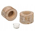 Fatörzs mécsestartó 8x8x5cm