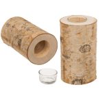 Fatörzs mécsestartó 15x15x8cm