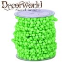 Szalag gyöngy textil 8mmx15m zöld