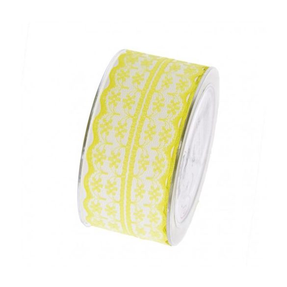 Szalag textil Blair 46mm x 20m - Sárga