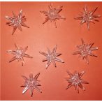 Akril csillag 4cm S/8