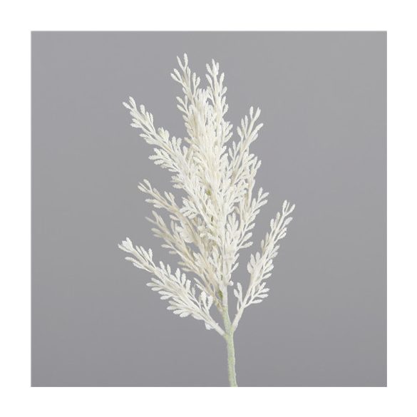 Fűzfa csákány 40cm flokkolt - Fehér