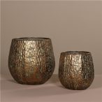 Fém kaspó 27 cm - Arany