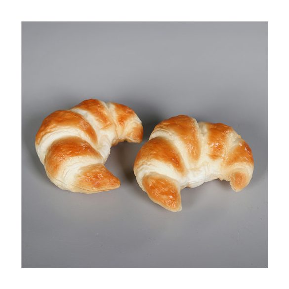 Dekorációs Pékárú Croissant 10x4x3,5cm - 2db