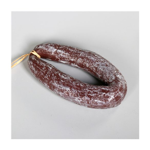 Szalámi dekoráció 19x3x2 cm műanyag - Barna