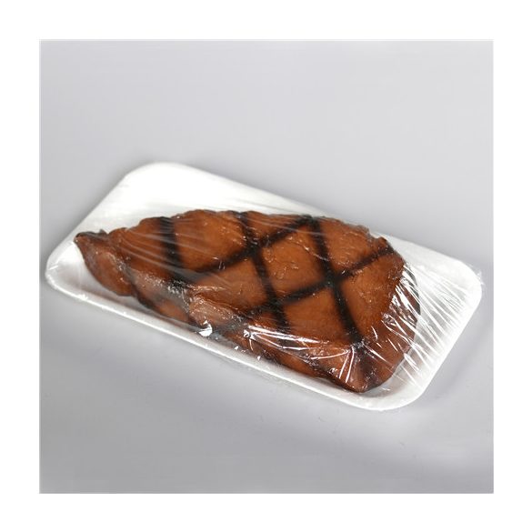 Dekorációs sült hús steak 18x3x3 cm