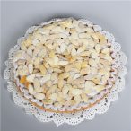 Dekorációs mandula torta5x21cm