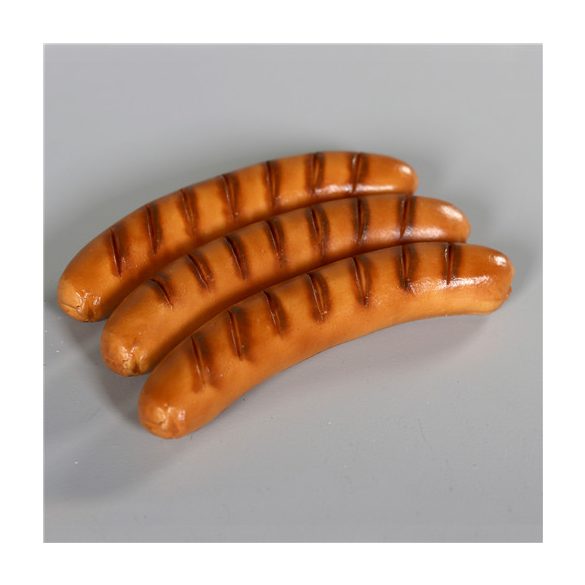 Dekorációs sült grillkolbász 17 cm - 3db/csomag
