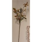 Gyümölcs ág műanyag 58cm - Sárga-zöld