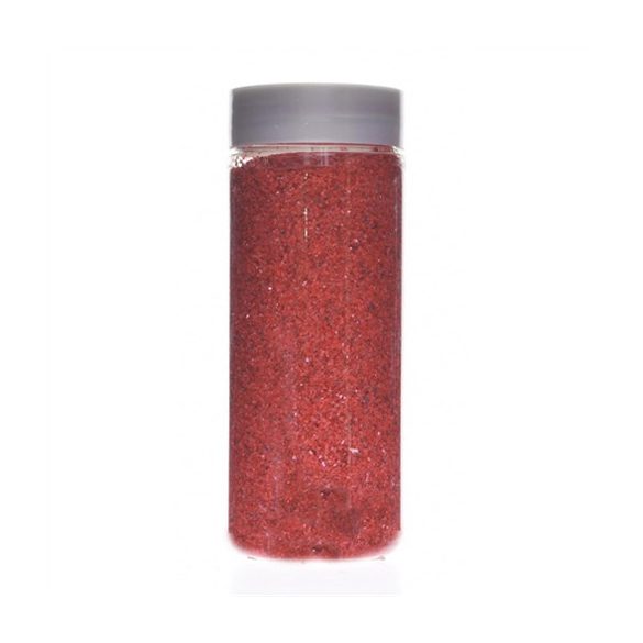 Homok glitteres 0,1-0,5mm 475ml piros
