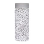 Golyó csillámos 4-8mm 475ml fehér