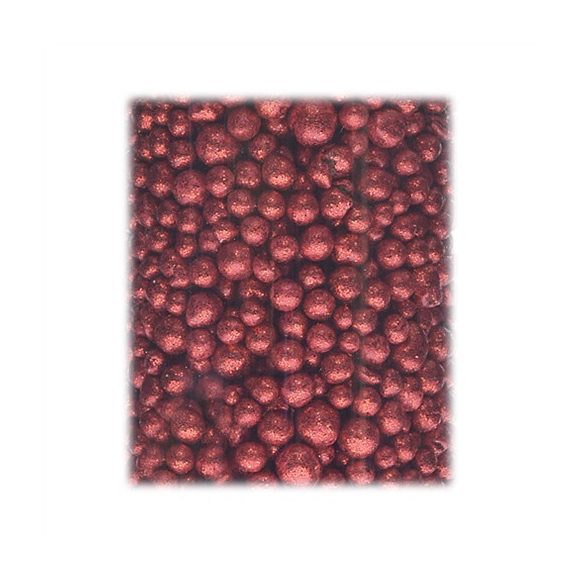 Golyó csillámos 4-8mm 1000ml piros