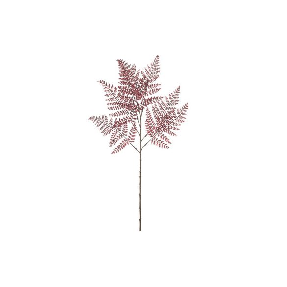 Fern spray 85cm - Burgundy