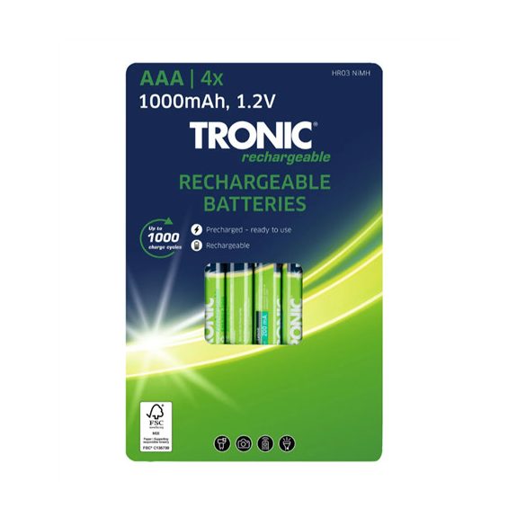 Tölthető ceruza elem 1000mAh, 1.2V AAA /db