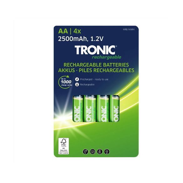 Tölthető ceruza elem 2500mAh, 1.2V AA S/4