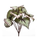   Begonia leaves bush 25cm - Szürke/lila (UV/időjárás álló)000