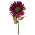 Sunflower stem XL 90cm - Bordó