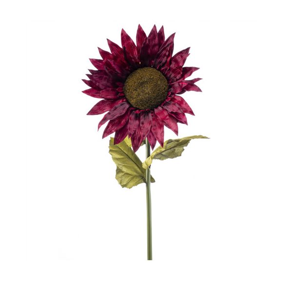 Sunflower stem XL 90cm - Bordó
