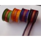 dekor szalag nari-arany csikos 4cm/10m