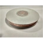 Dekorszalag ripsz 7mm x 10m rózsaszín pöttyös