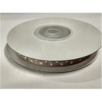 Dekorszalag ripsz 7mm x 10m lila bézs pöttyös