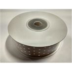 Dekorszalag ripsz 23mm x 10m drap  pöttyös