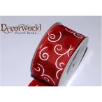 Textil szalag 38mm/10m piros