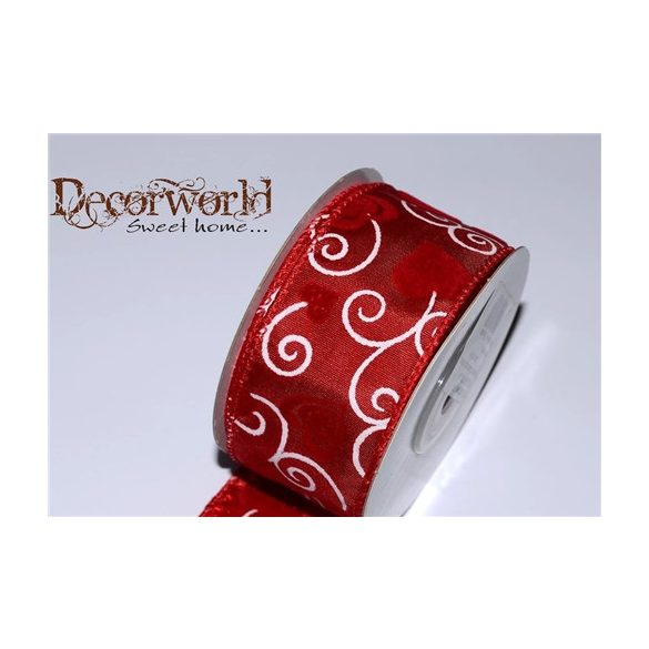 Textil szalag 38mm/10m piros