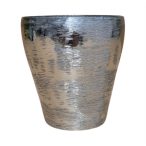 Fém kaspó alu 8,5x5,5 cm - Ezüst