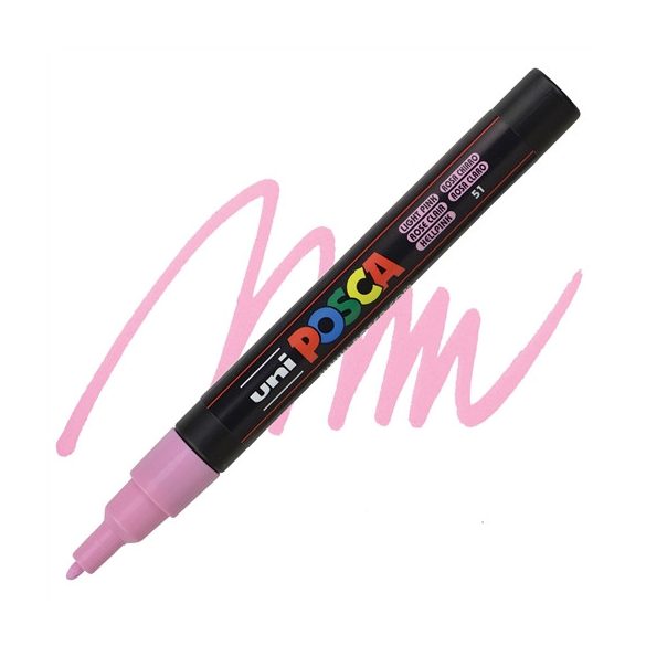 UNI POSCA PC-3M - Világos rózsaszín