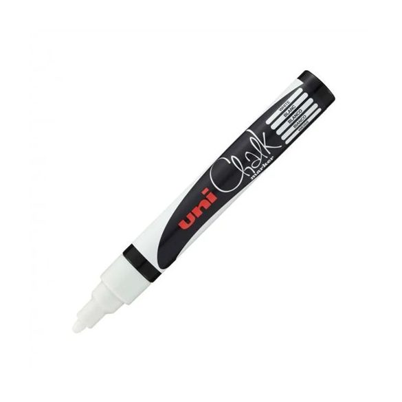 Folyékony krétafilc Uni Chalk PWE-5M - Fehér