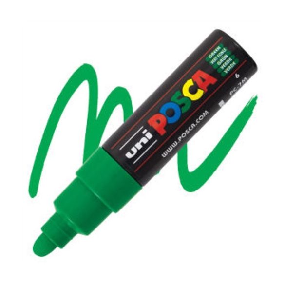 UNI POSCA PC-7M - Zöld