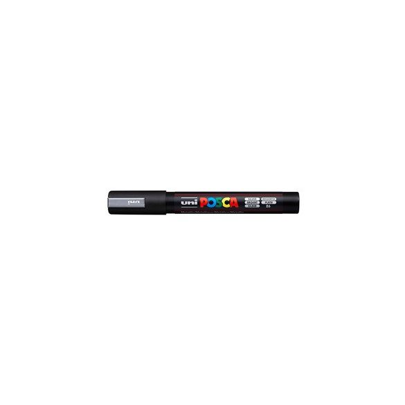Marker Uni Posca PC-5M 1,8-2,2 mm -  Ezüst