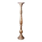 Fa gyertyatartó oszlop 25x118 cm - Arany