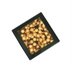 Gömb betűzős üveg pick 2cm S/144 - Arany opál