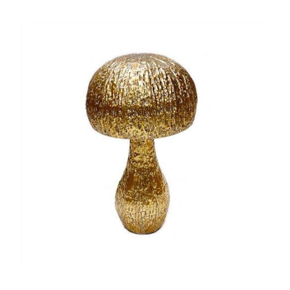 Gomba dekor fém 29,5x29,5x51,5cm - Arany
