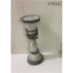 Szarvasos gyertyatartó 12x12x31cm