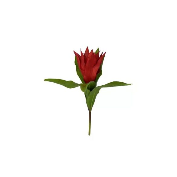 Guzmania selyemvirág 38cm - Piros