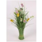 Padló virág csokor 70cm - Rózsaszín, sárga, fehér