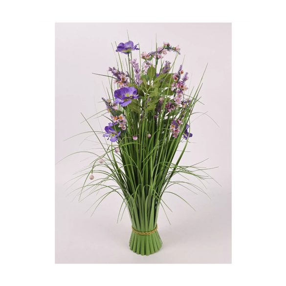 Padló virág csokor 70cm - Lila