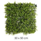 Buxus kocka 50x50cm (időjárás álló/UV) - Zöld